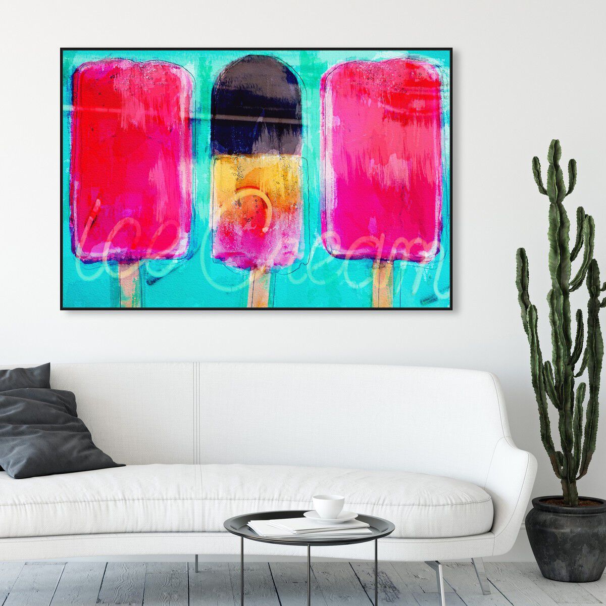 54x36/Framed Canvas/BFL