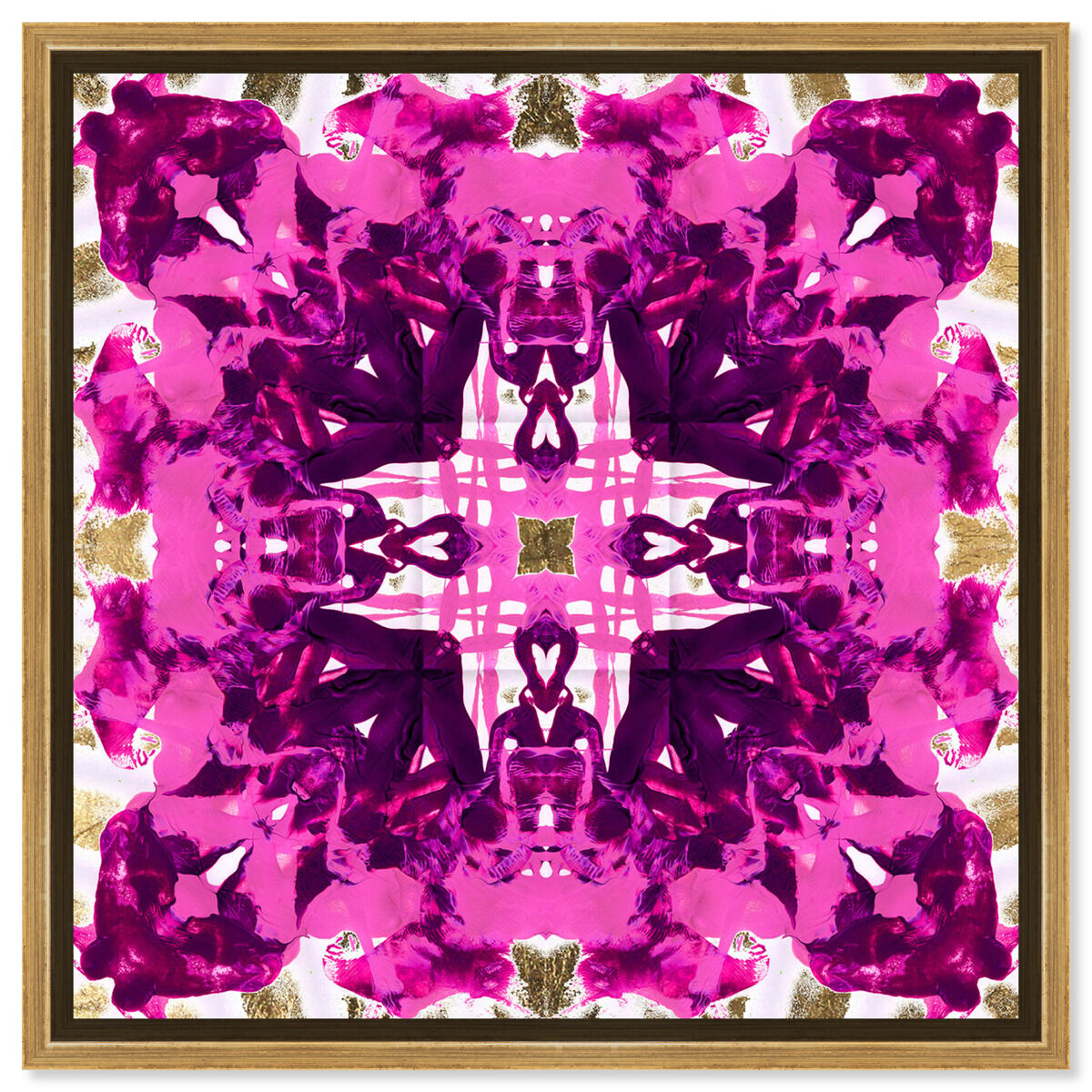 40x40/Framed Canvas/PSGLD