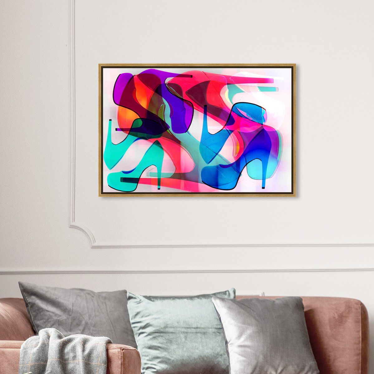54x36/Framed Canvas/PSGLD