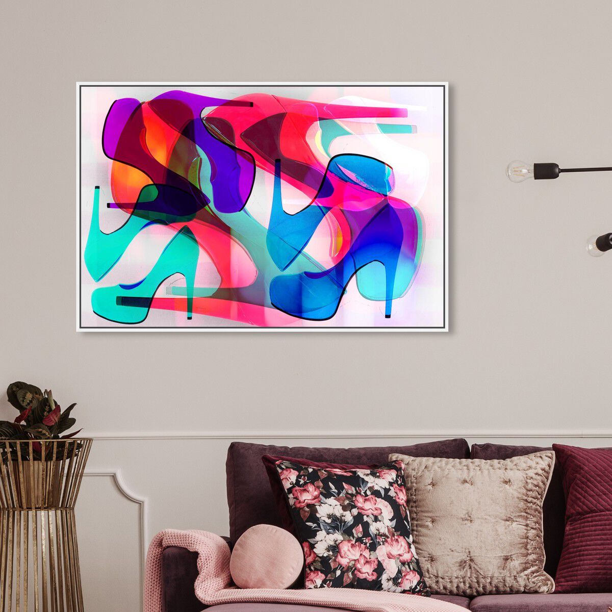 54x36/Framed Canvas/WFL