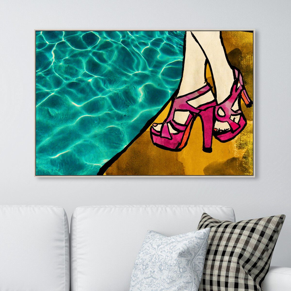 54x36/Framed Canvas/CFL