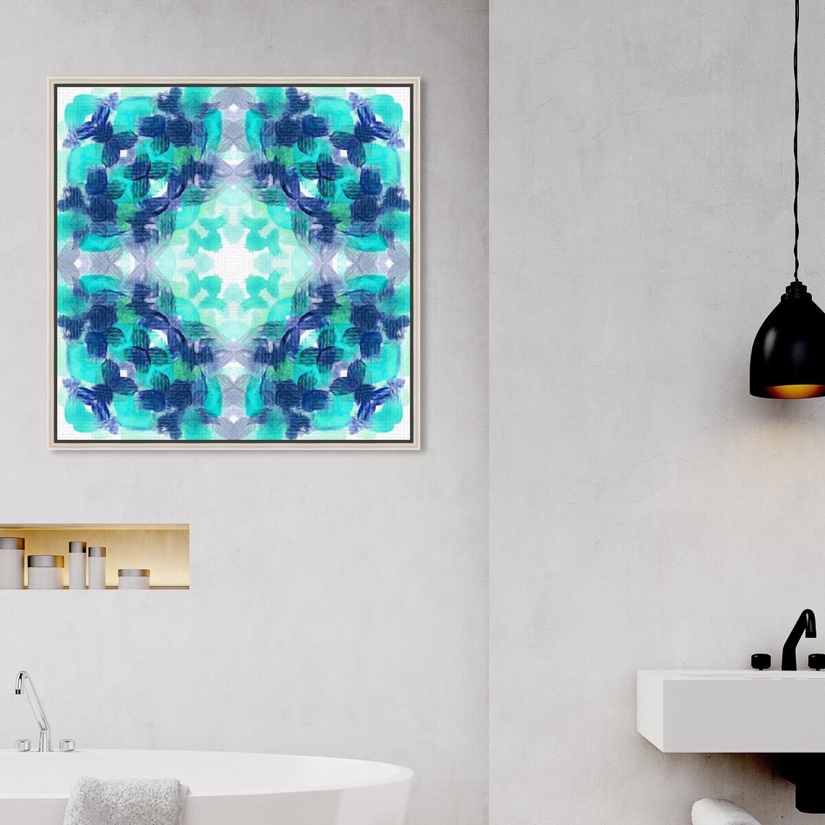 40x40/Framed Canvas/CFL