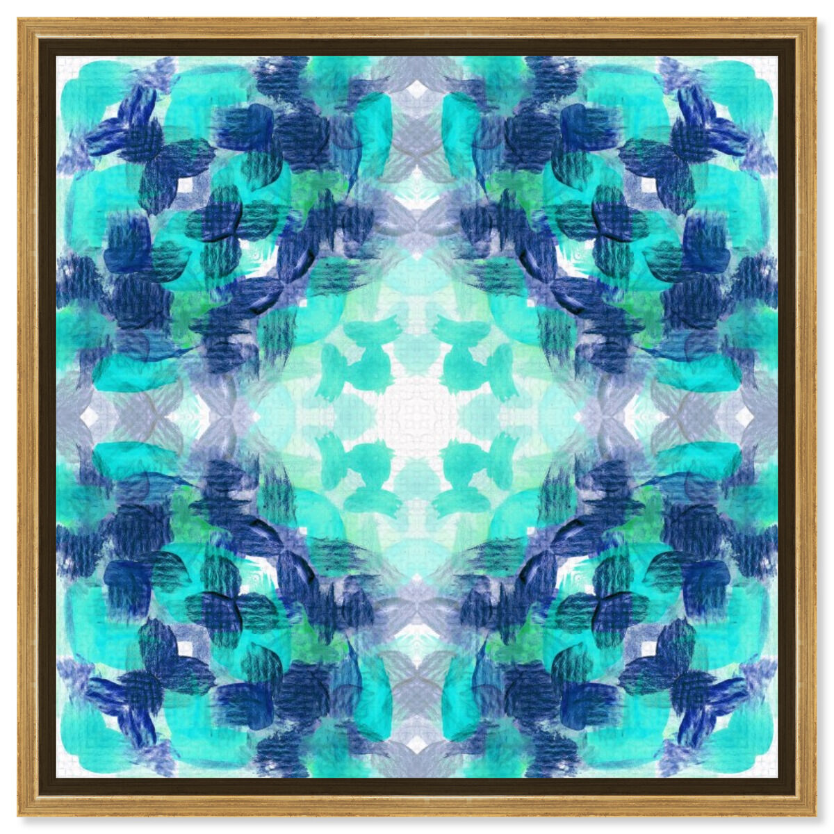 40x40/Framed Canvas/PSGLD