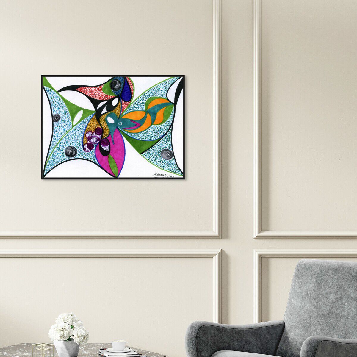 45x36/Framed Canvas/BFL