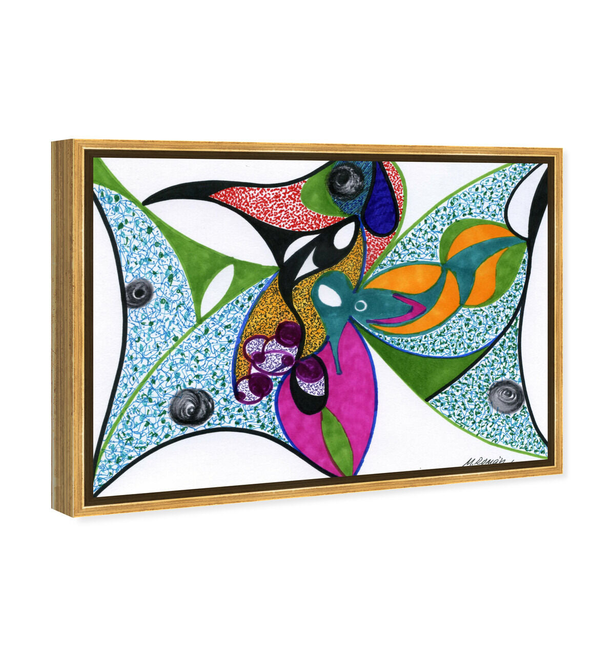 45x36/Framed Canvas/PSGLD