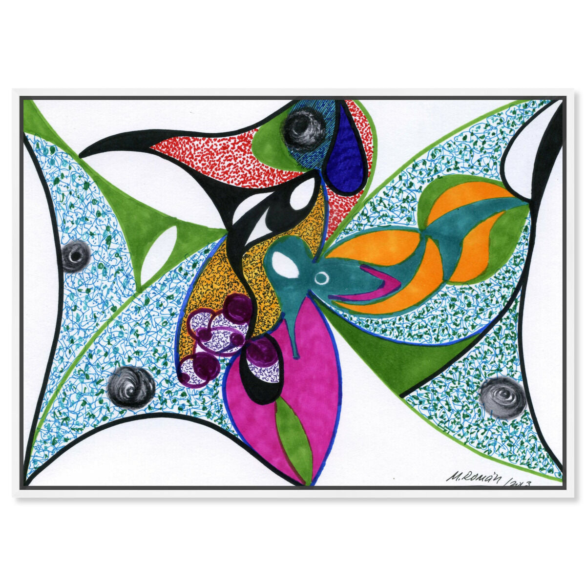 45x36/Framed Canvas/WFL