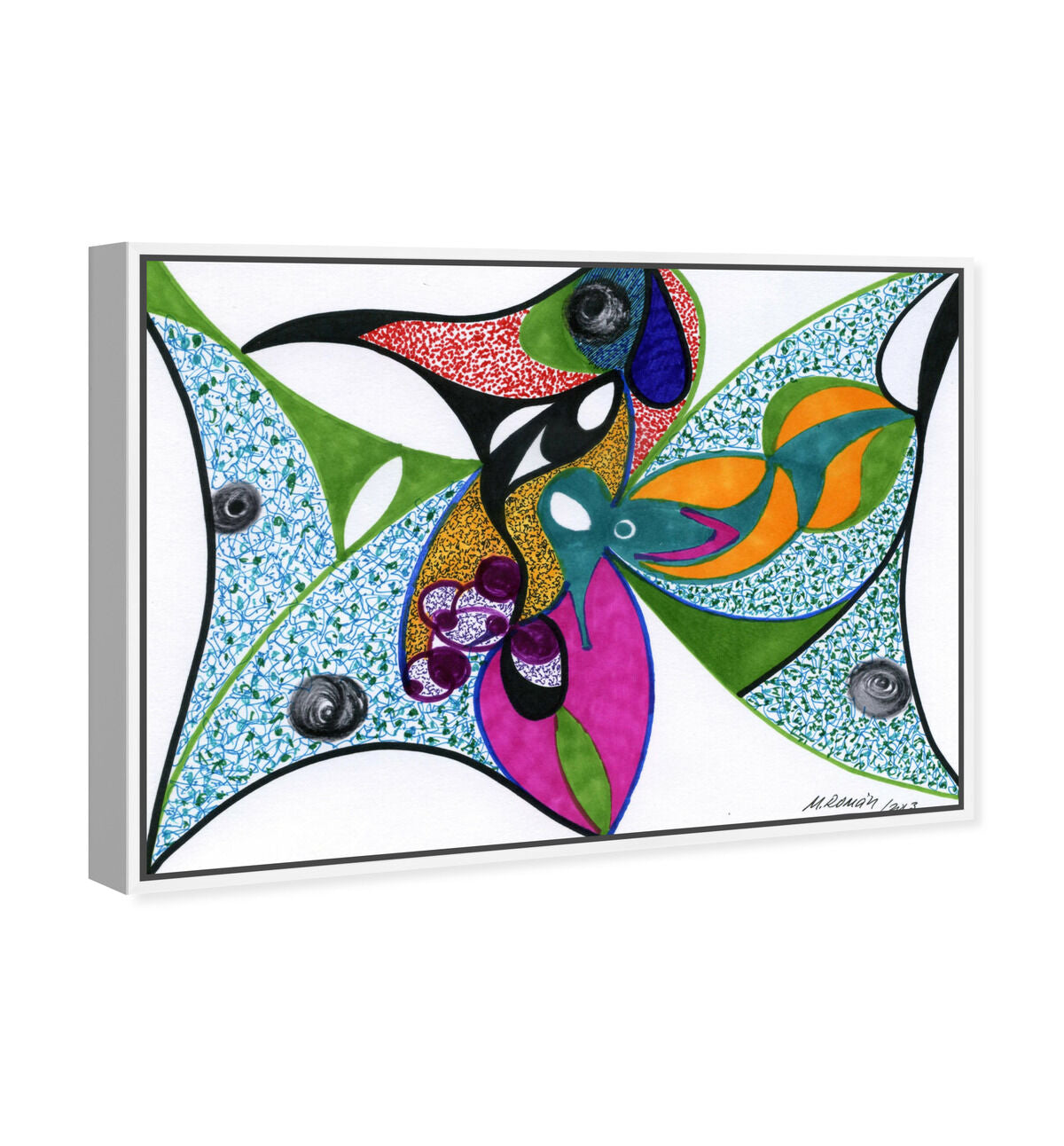45x36/Framed Canvas/WFL