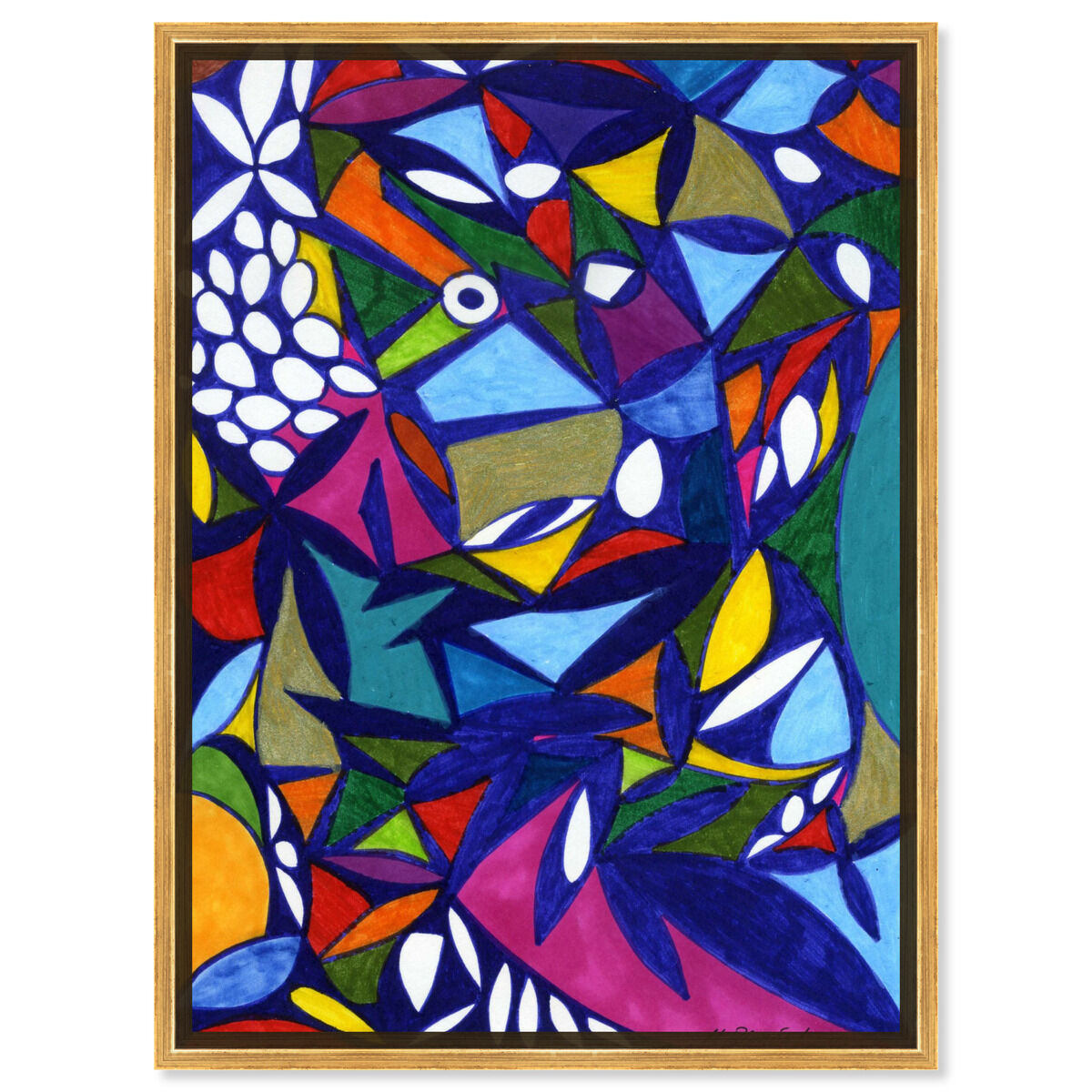 36x45/Framed Canvas/PSGLD