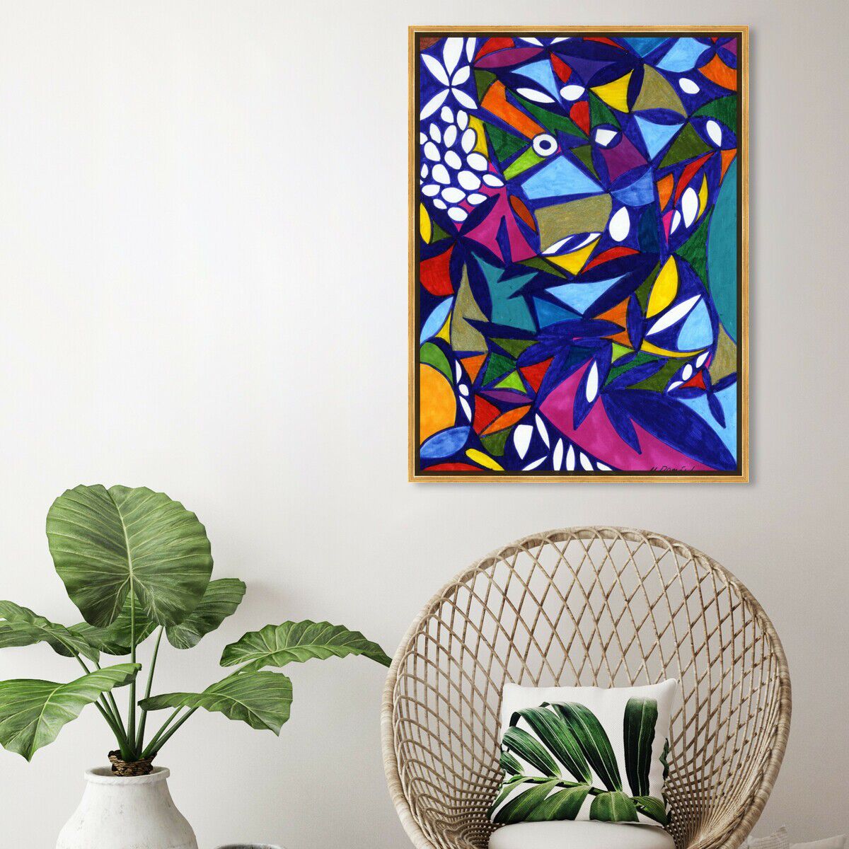 36x45/Framed Canvas/PSGLD