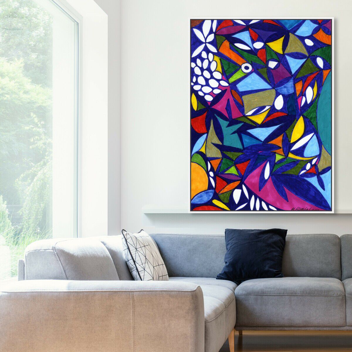 36x45/Framed Canvas/WFL