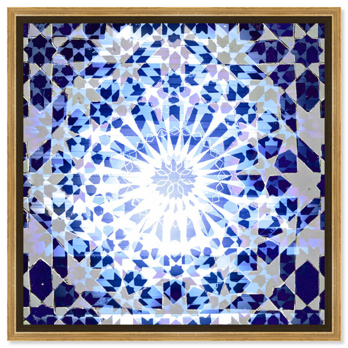 40x40/Framed Canvas/PSGLD