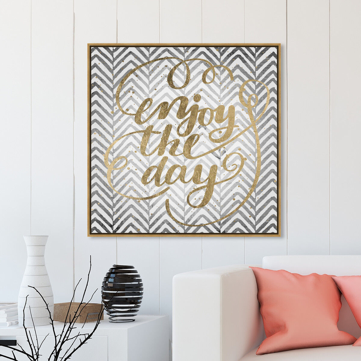40x40/Framed Canvas/PSGLD