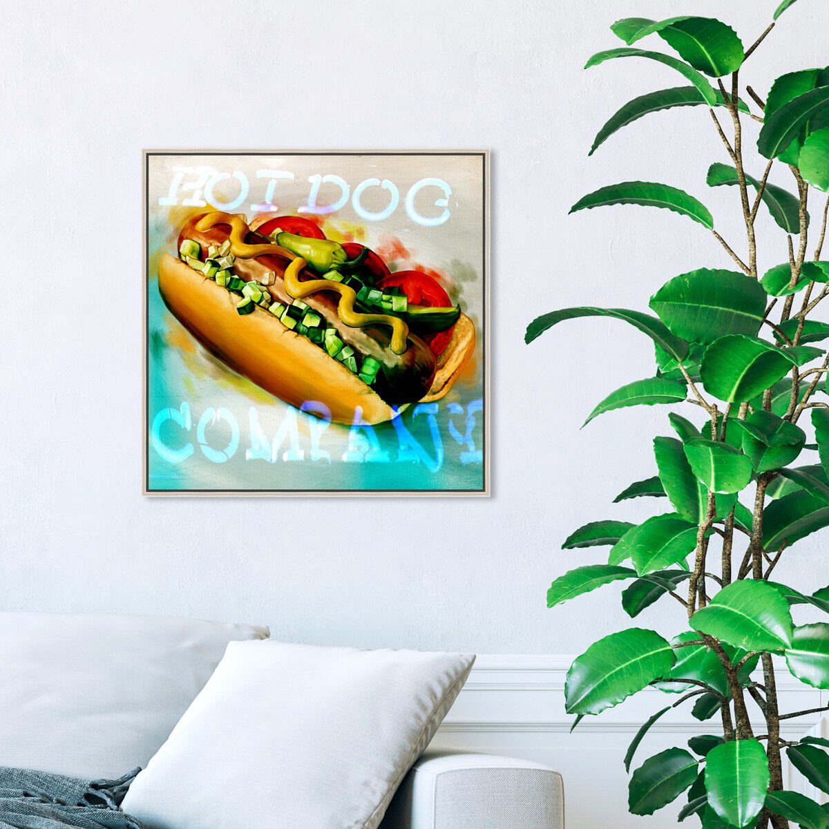 40x40/Framed Canvas/CFL