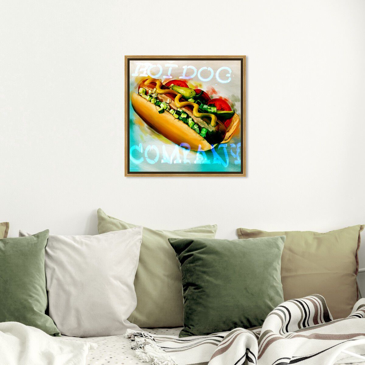 40x40/Framed Canvas/PSGLD