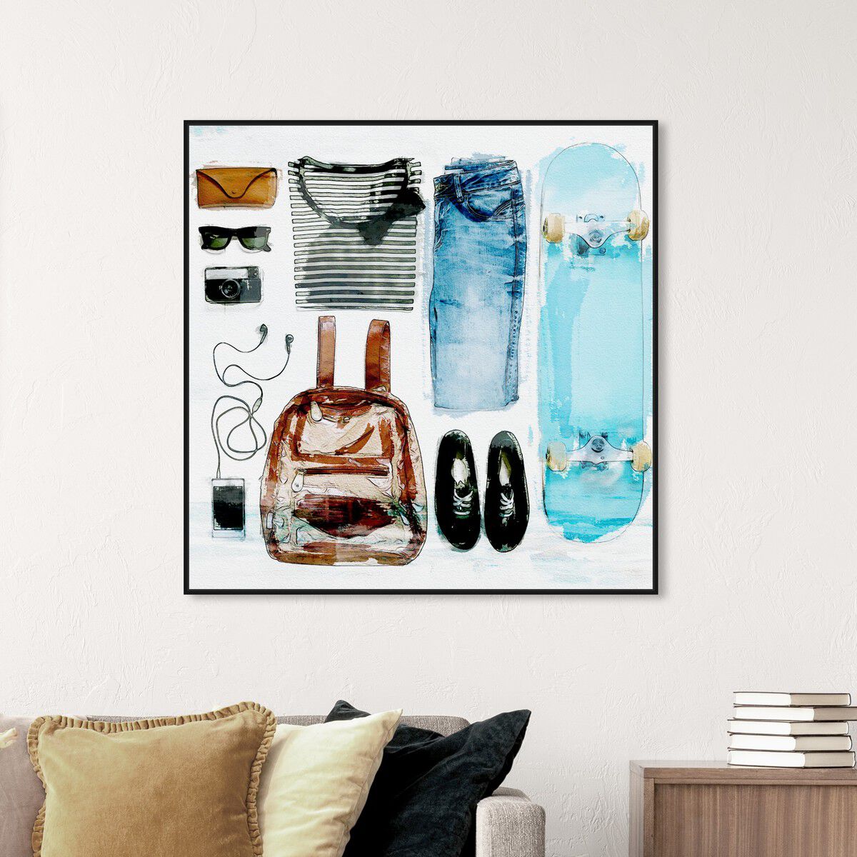 40x40/Framed Canvas/BFL
