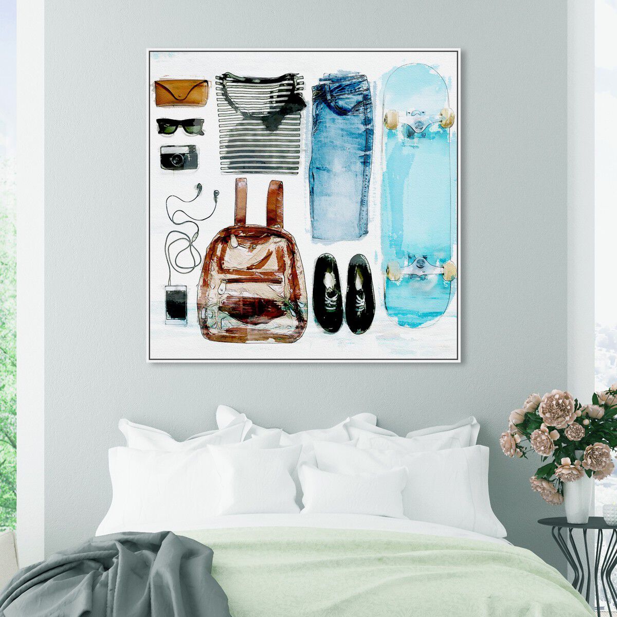 40x40/Framed Canvas/WFL