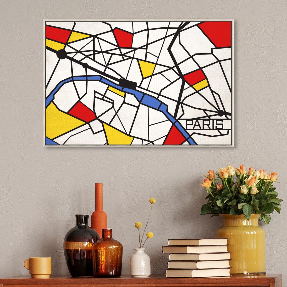 54x36/Framed Canvas/CFL