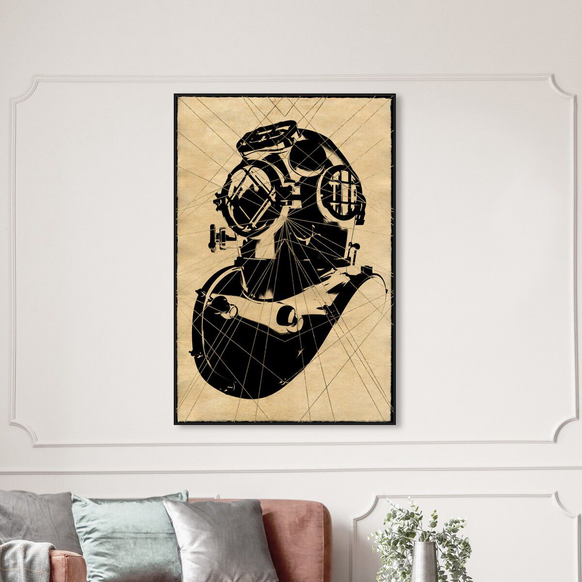 36x54/Framed Canvas/BFL