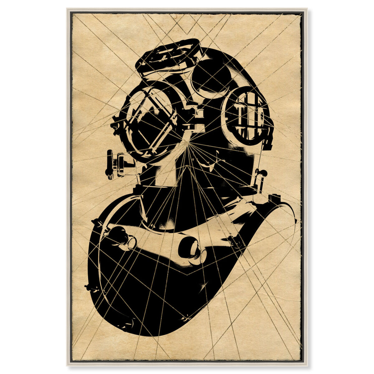 Dive Helmet Print
