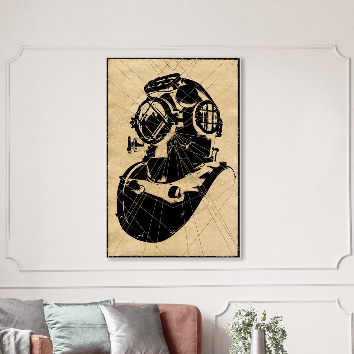 36x54/Framed Canvas/CFL
