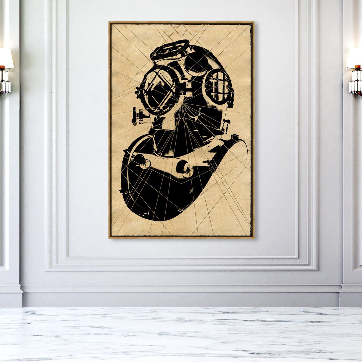 36x54/Framed Canvas/PSGLD