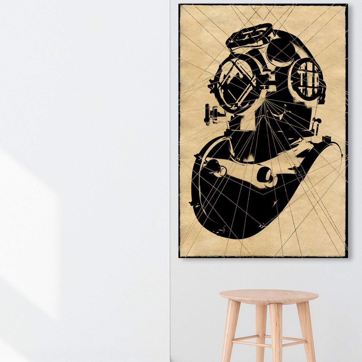 Dive Helmet Print