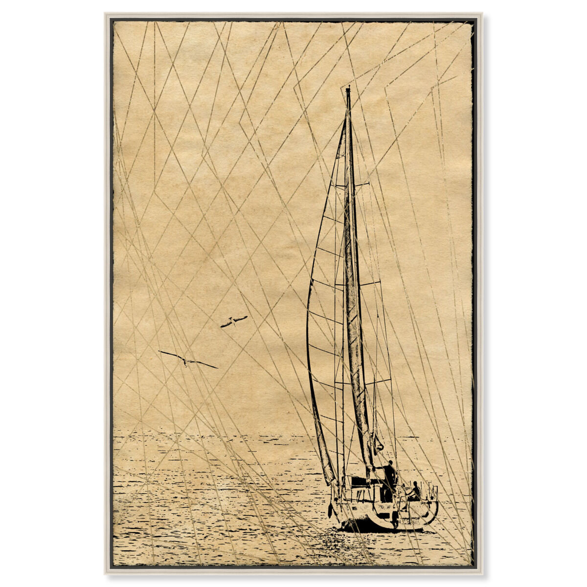 Out At Sea Print