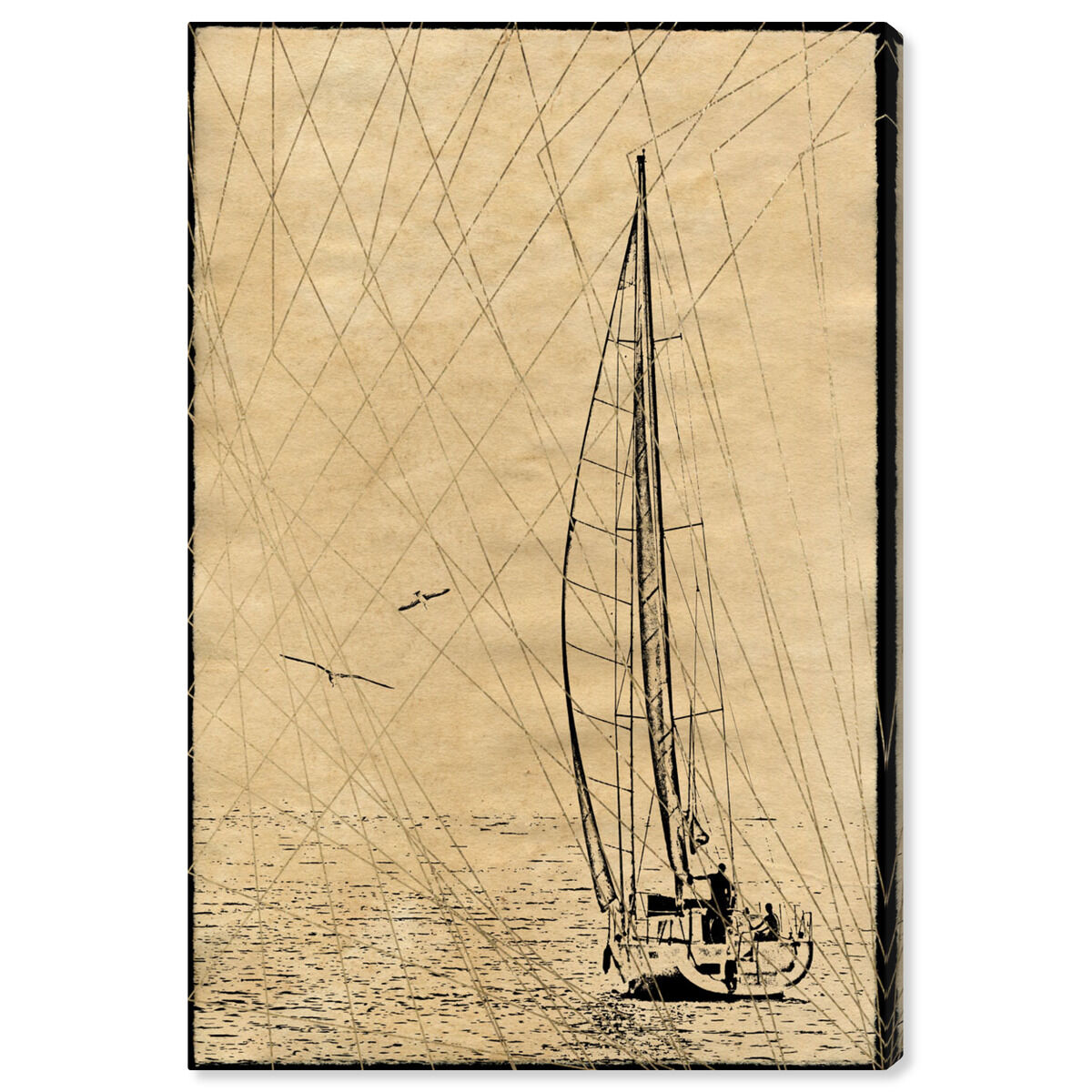 Out At Sea Print