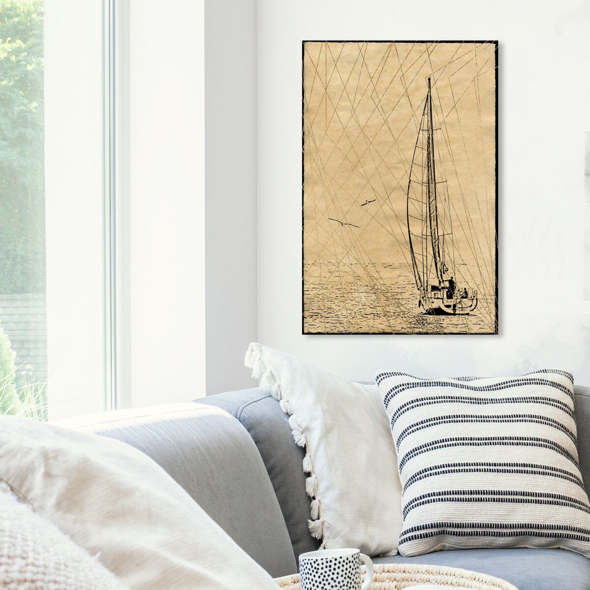Out At Sea Print