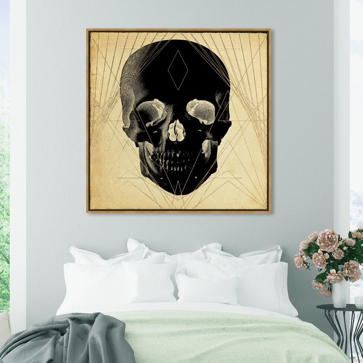 40x40/Framed Canvas/PSGLD