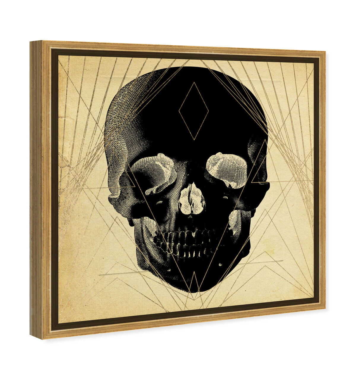 40x40/Framed Canvas/PSGLD