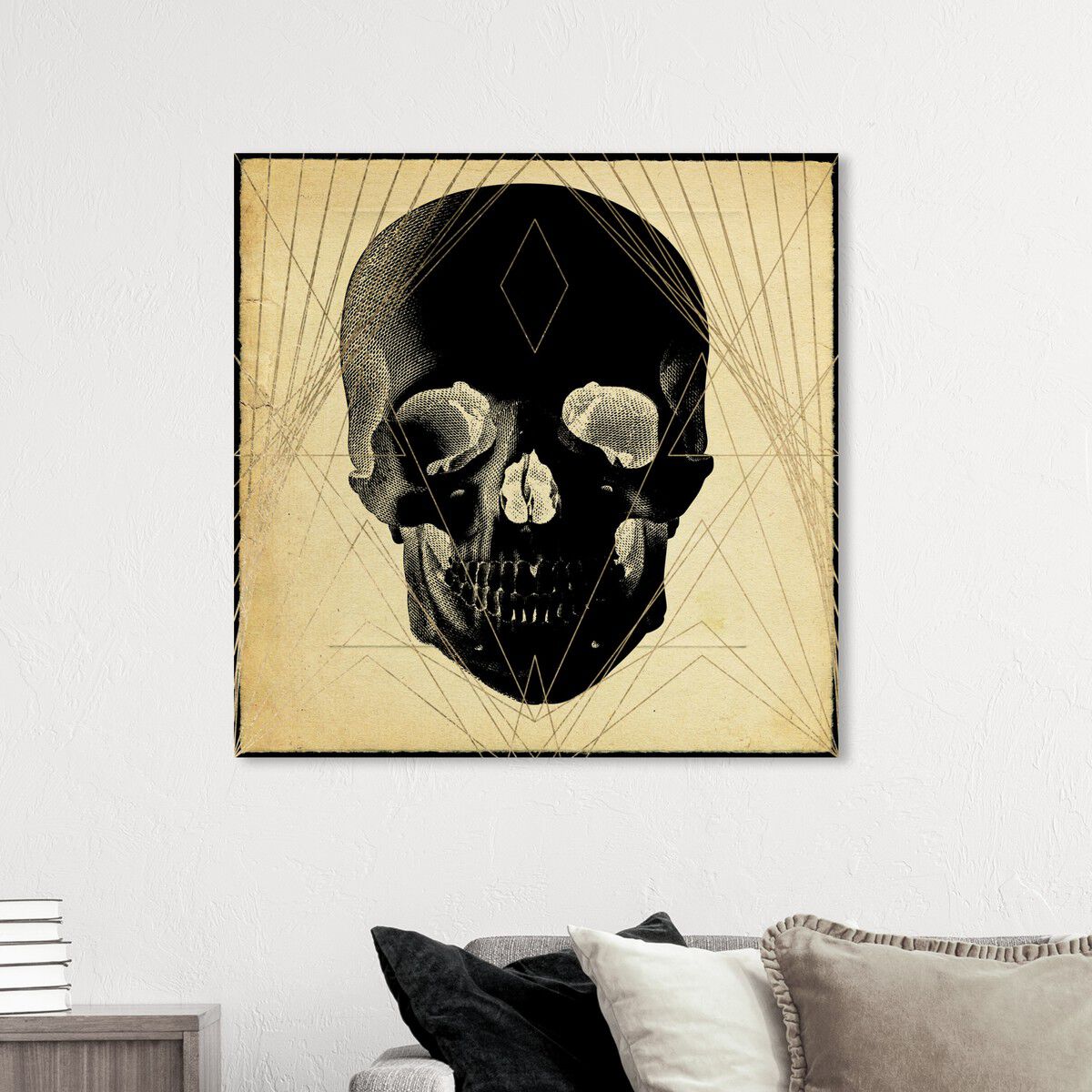 Skull Front Print
