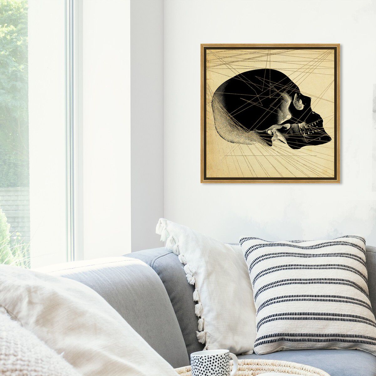 40x40/Framed Canvas/PSGLD