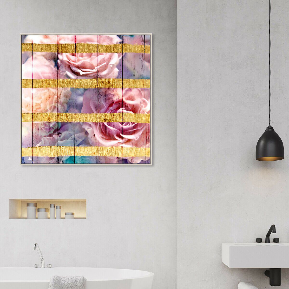 40x40/Framed Canvas/CFL