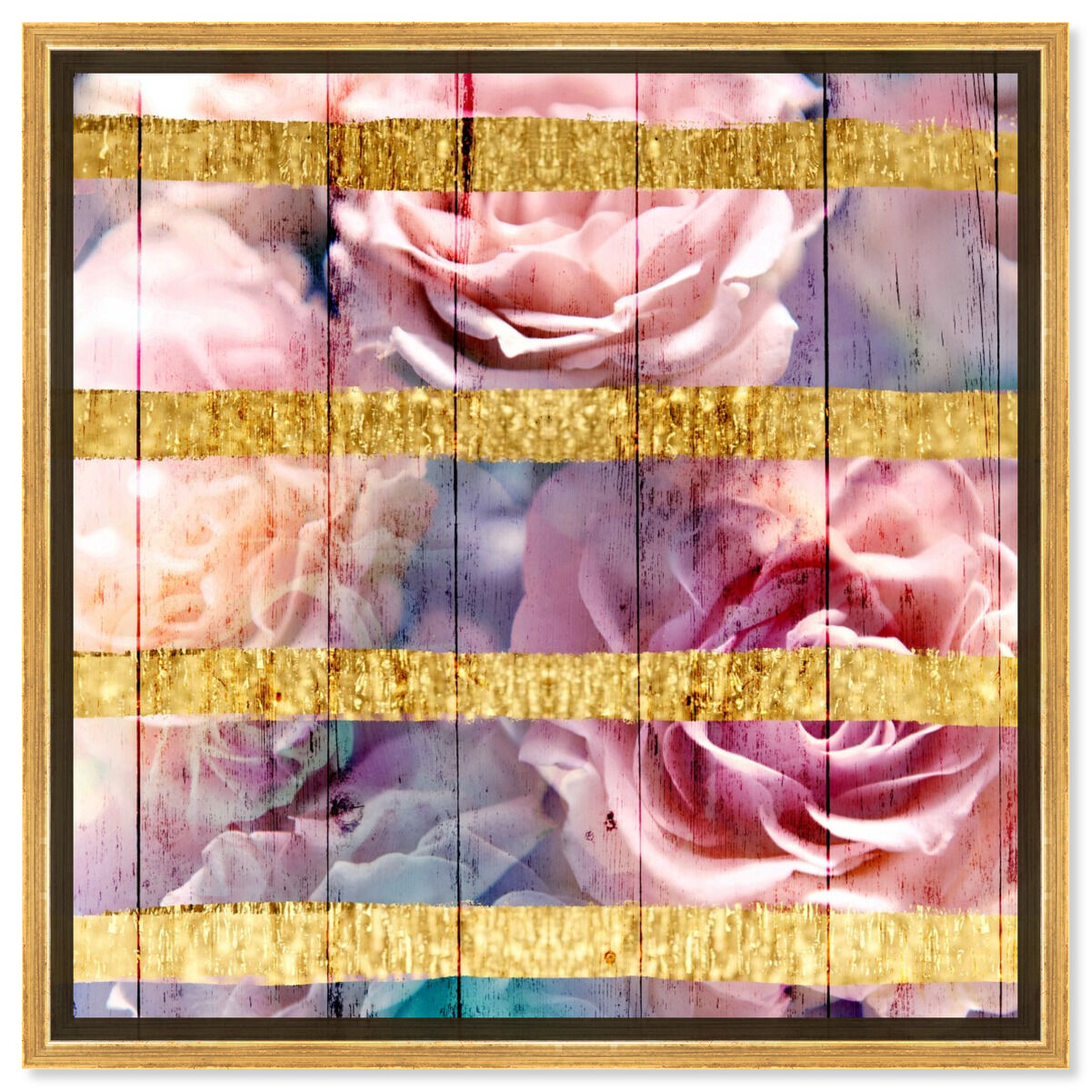 40x40/Framed Canvas/PSGLD