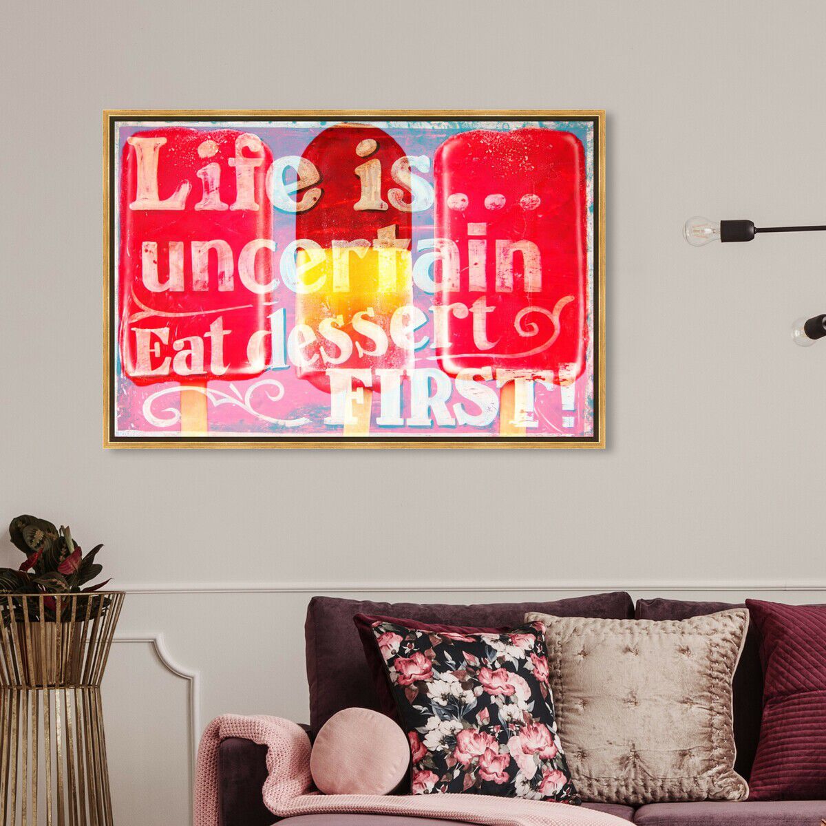 54x36/Framed Canvas/PSGLD