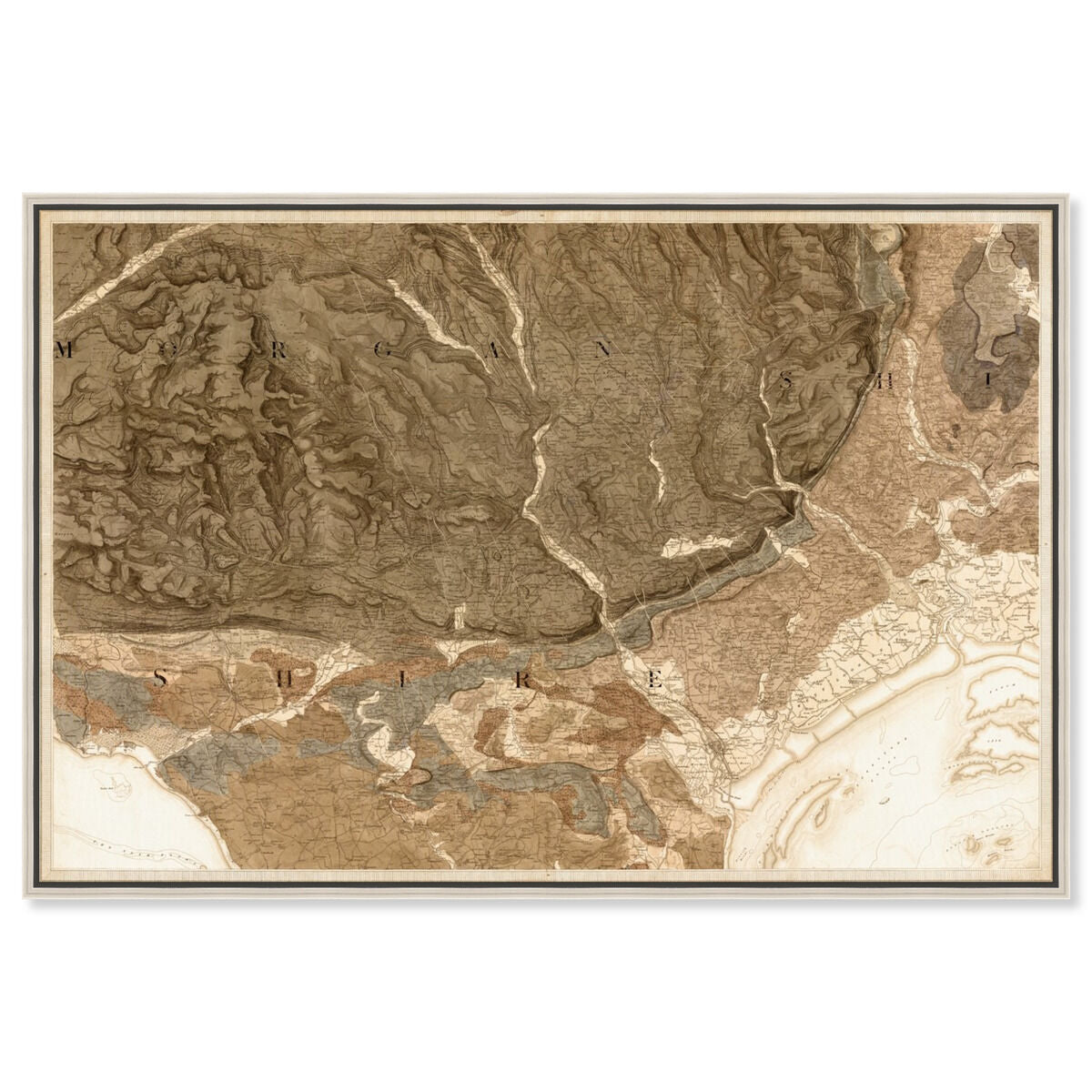 Cardiff 1856 Map