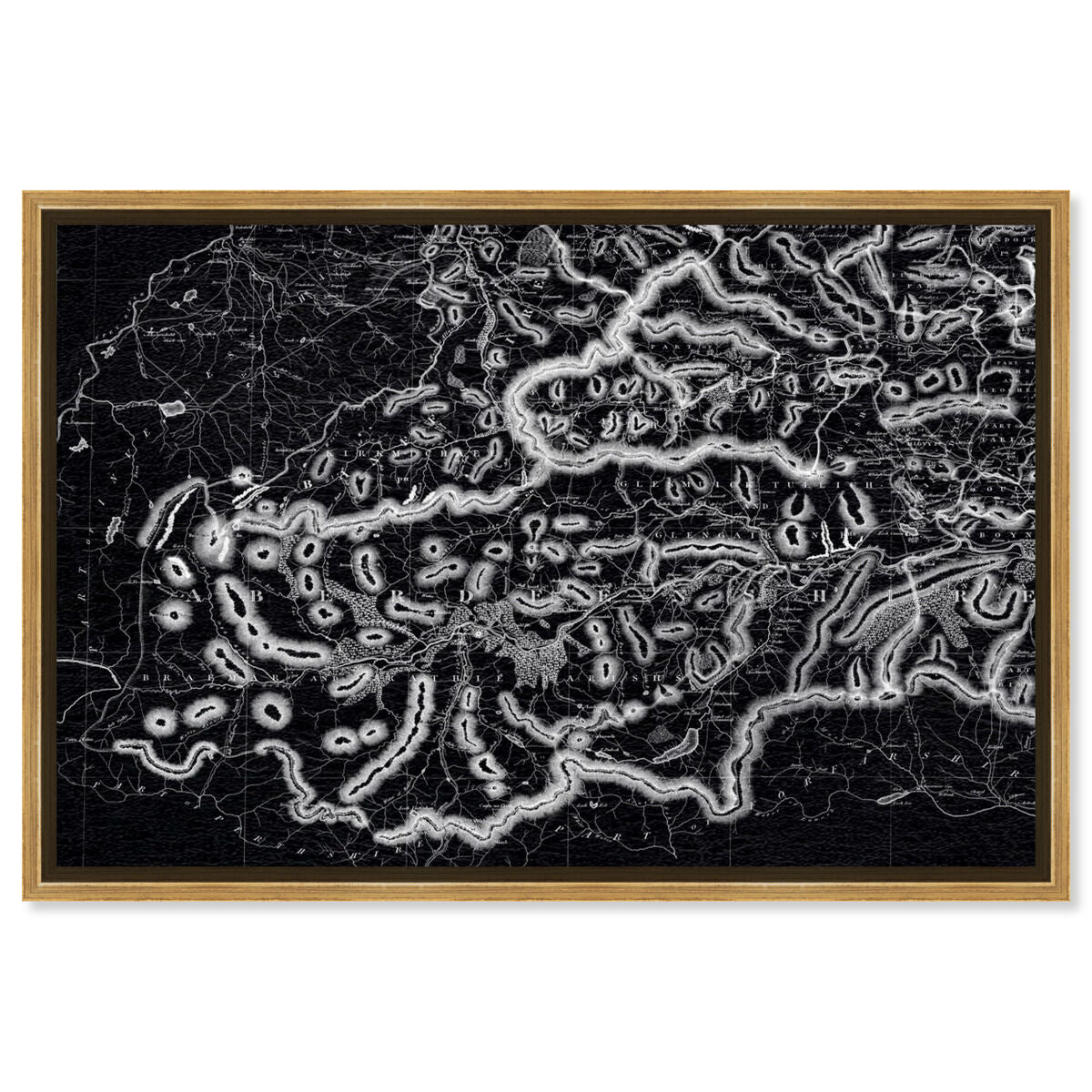 54x36/Framed Canvas/PSGLD
