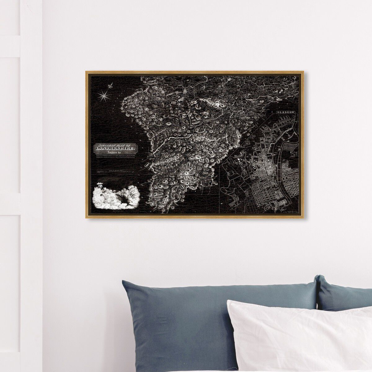 54x36/Framed Canvas/PSGLD