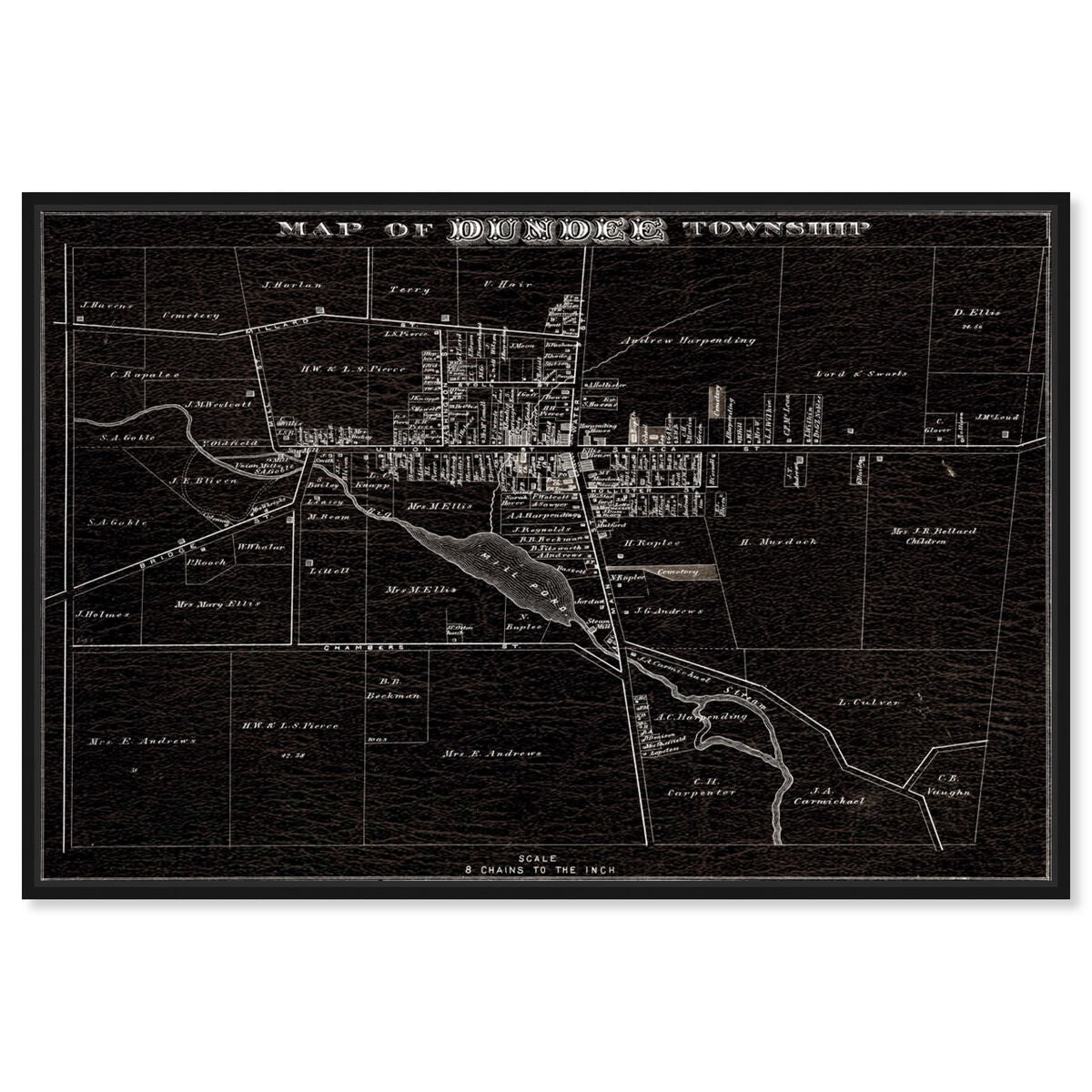 Map of Dundee Township 1876