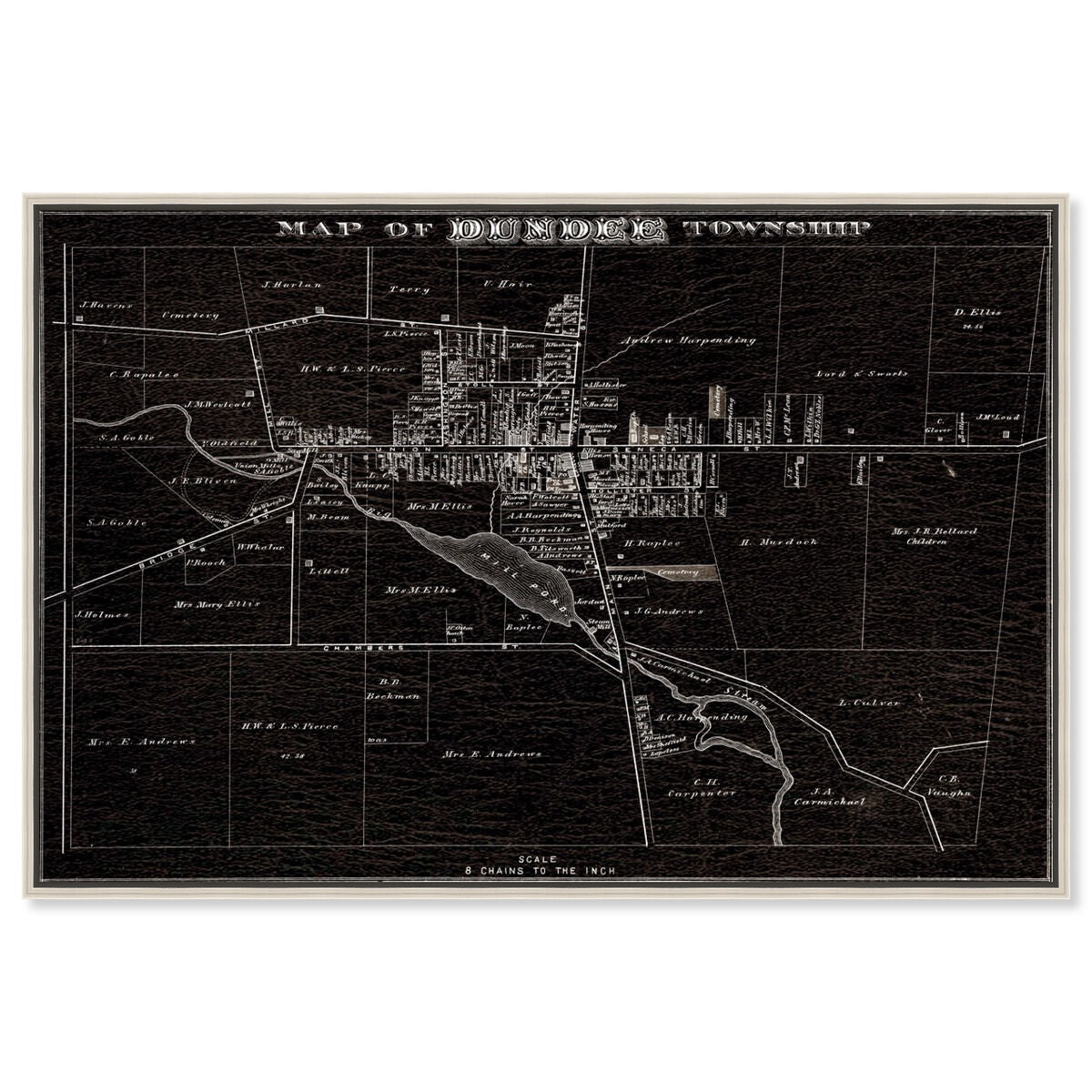 Map of Dundee Township 1876