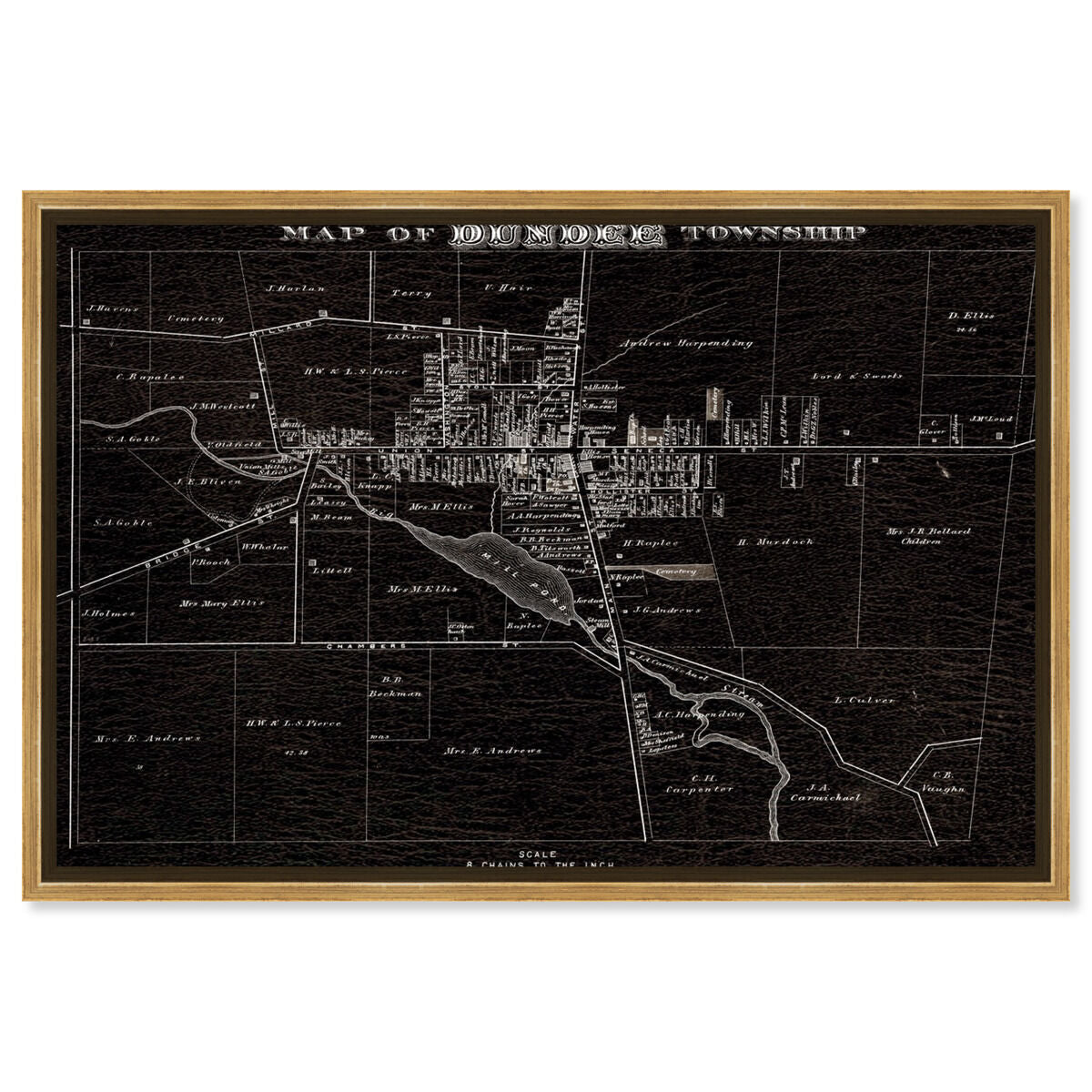 Map of Dundee Township 1876