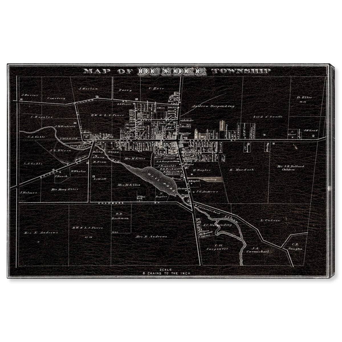 Map of Dundee Township 1876