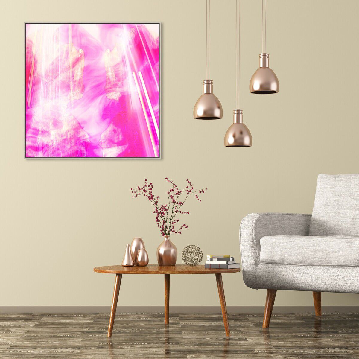 40x40/Framed Canvas/CFL