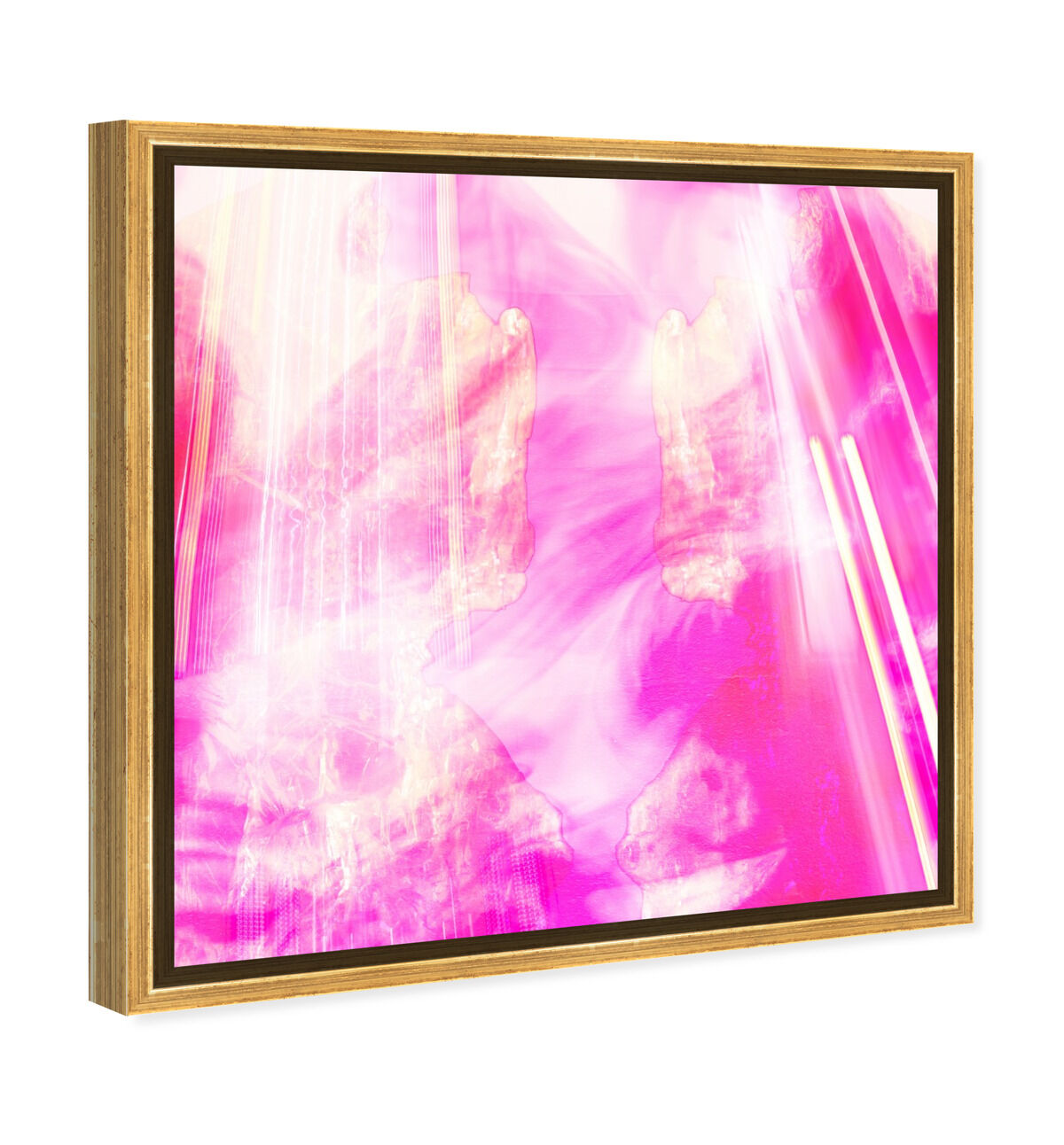 40x40/Framed Canvas/PSGLD