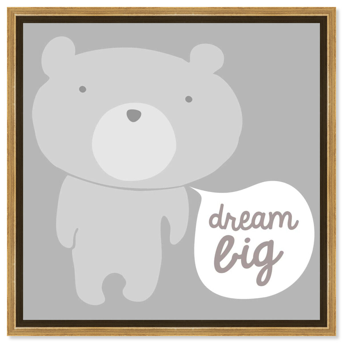 Dream Big Teddy Grey