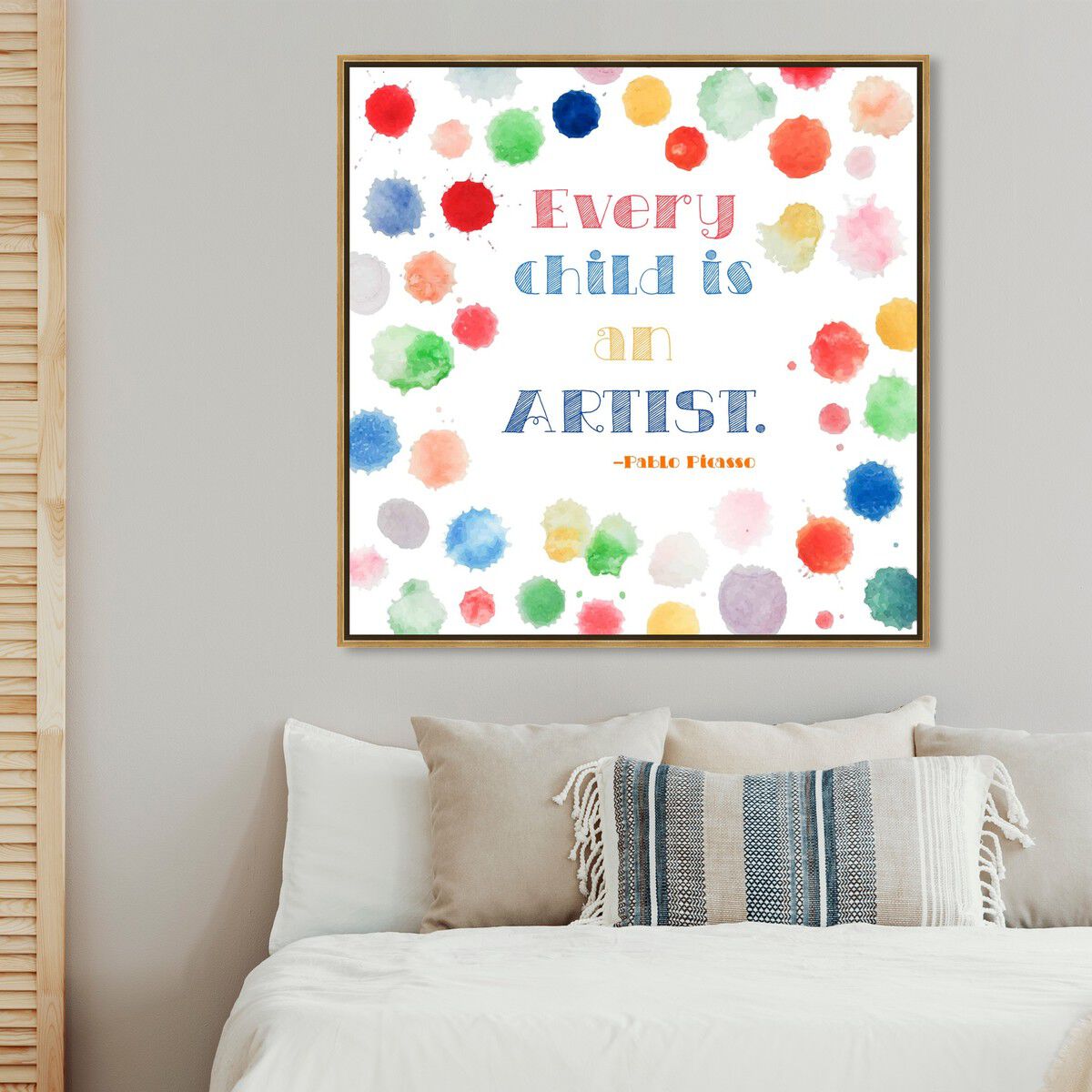 40x40/Framed Canvas/PSGLD