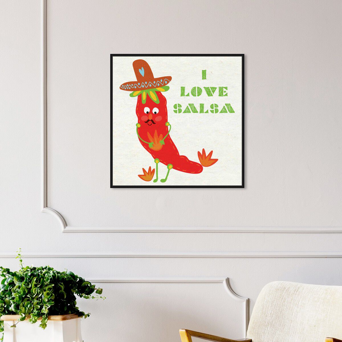 40x40/Framed Canvas/BFL