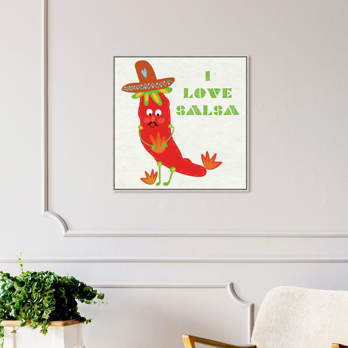 40x40/Framed Canvas/CFL