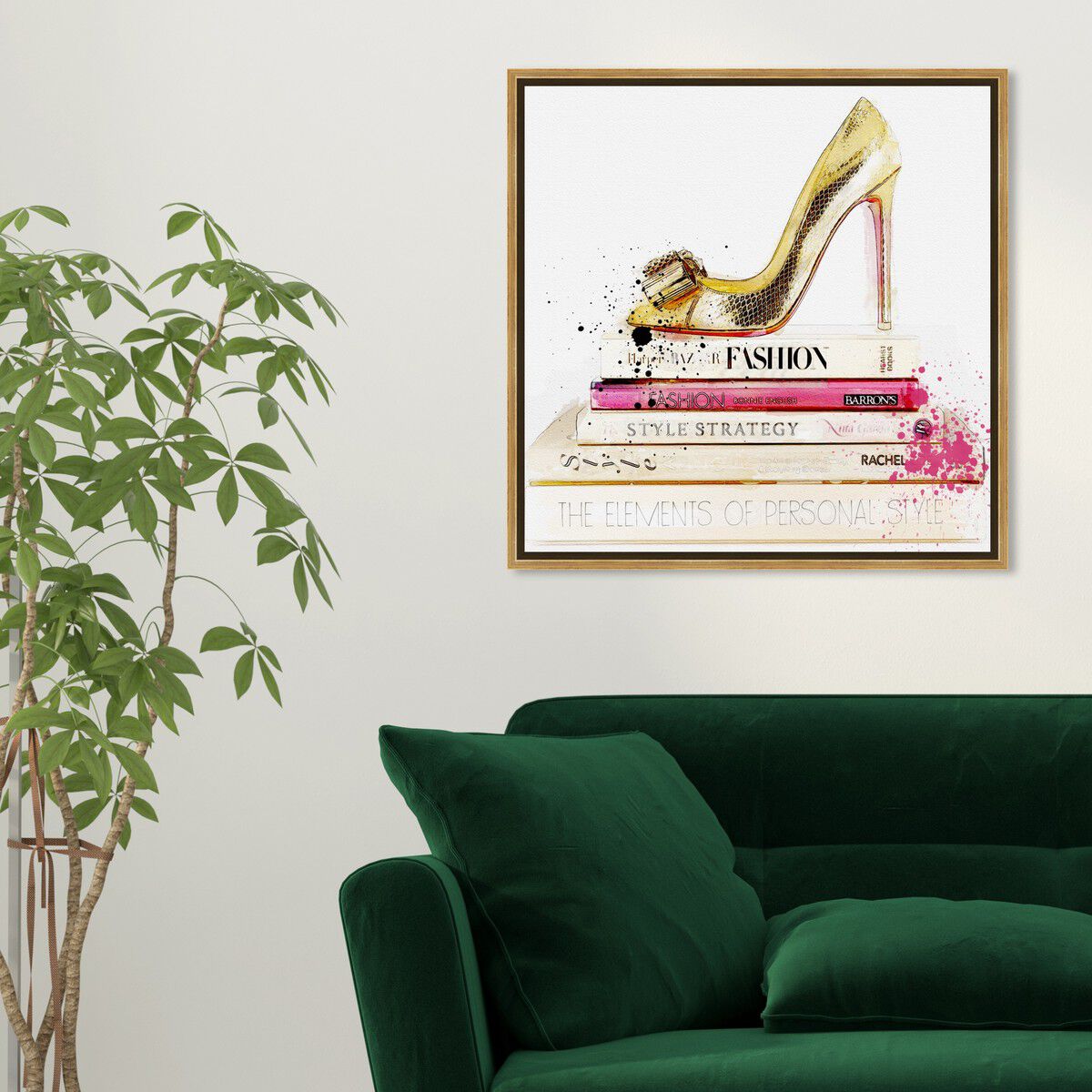 40x40/Framed Canvas/PSGLD